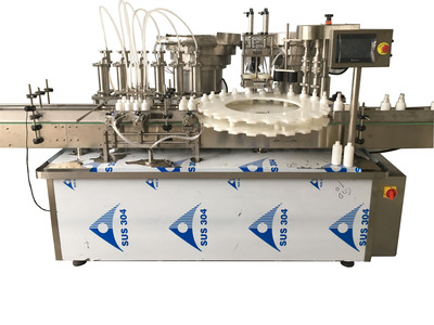 双排灌装双工位旋盖