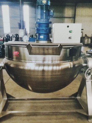 可倾式球形夹层锅